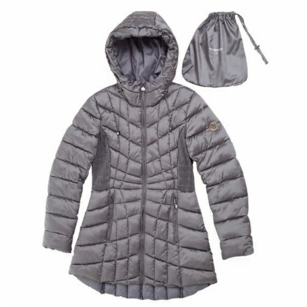 Bernardo Ecoplume quilted packable jacket sz Small
